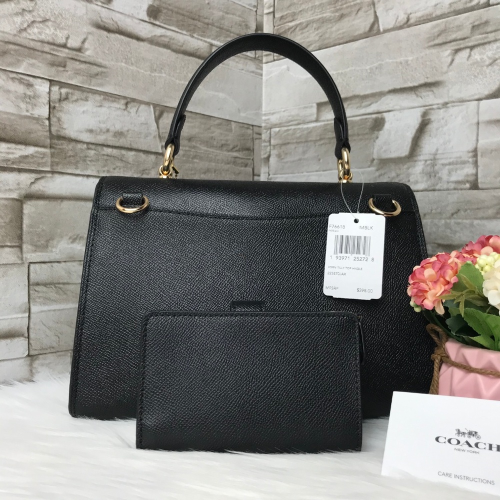 👜COACH SET🌺TILLY TOP HANDLE SATCHEL & WALLET - Picture 2 of 8